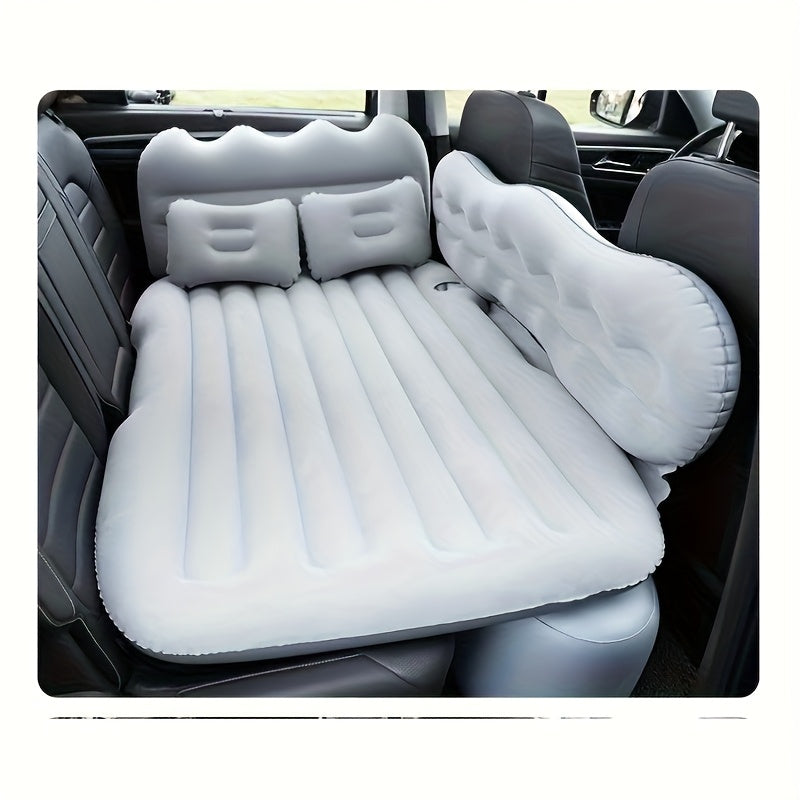 Inflatable Car Bed With Flocked Surface For Camping And Travel - Arthur's Wellness Emporium