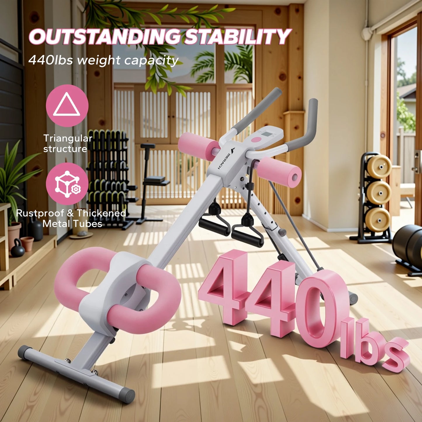 Merach Abdominal Trainer Foldable Core Exercise Machine