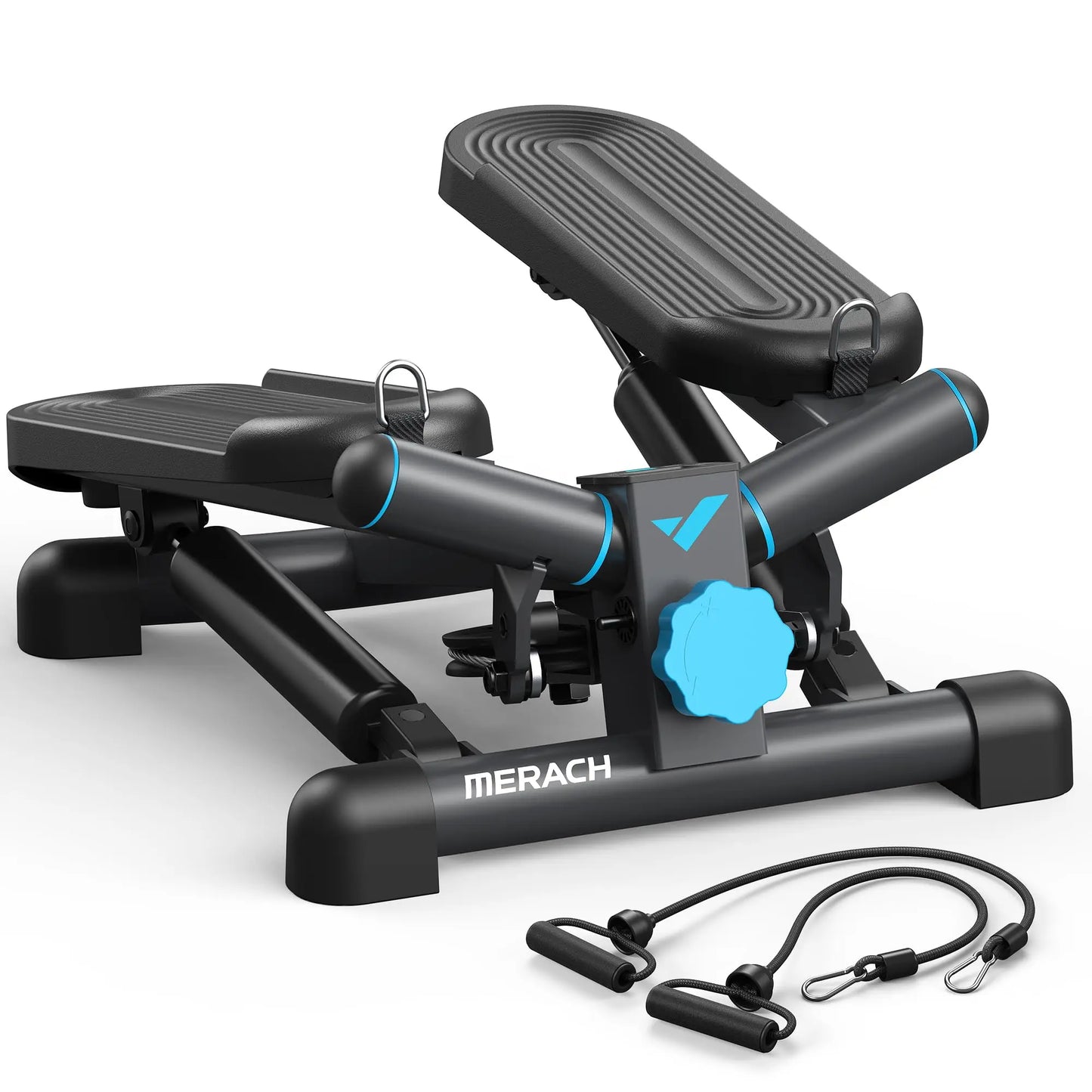 MERACH Mini Stepper Exercise Equipment with Resistance Band - Arthur's Wellness Emporium