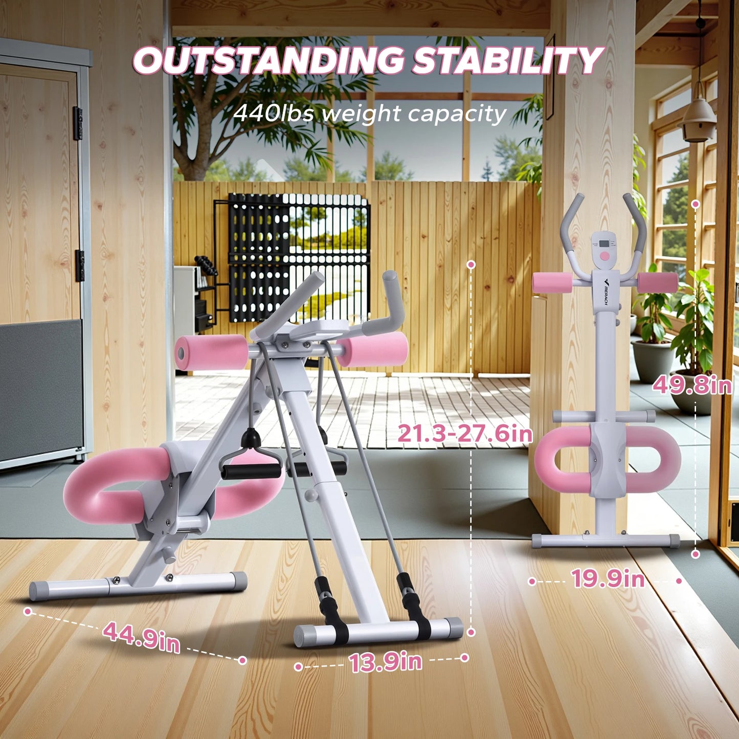 Merach Abdominal Trainer Foldable Core Exercise Machine