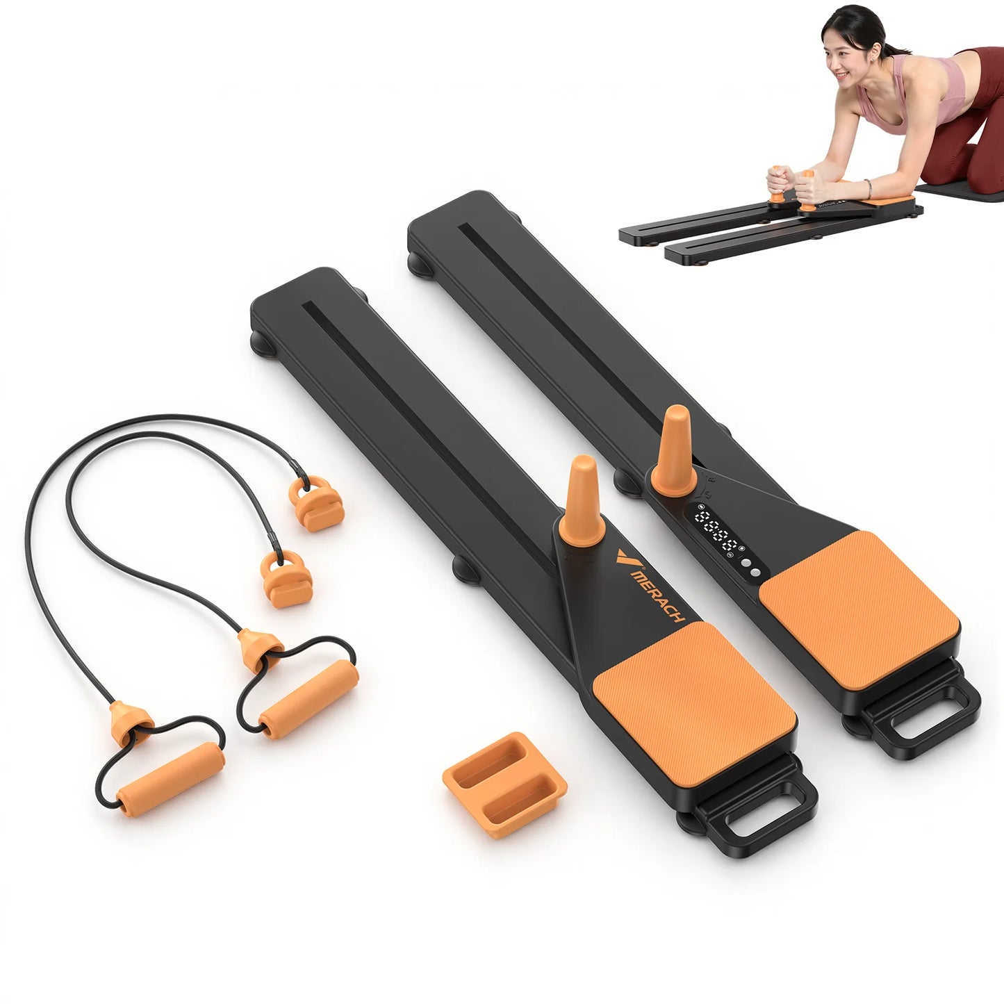 MERACH Pilates Board Abdominal Trainer With Detachable Anti Slip Design - Arthur's Wellness Emporium