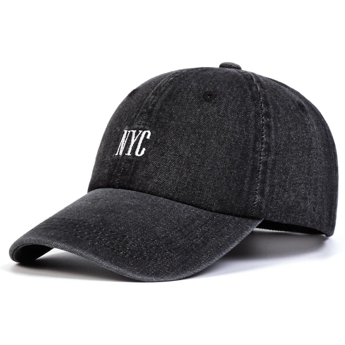 Unisex NYC Letter Denim Baseball Cap for All Seasons