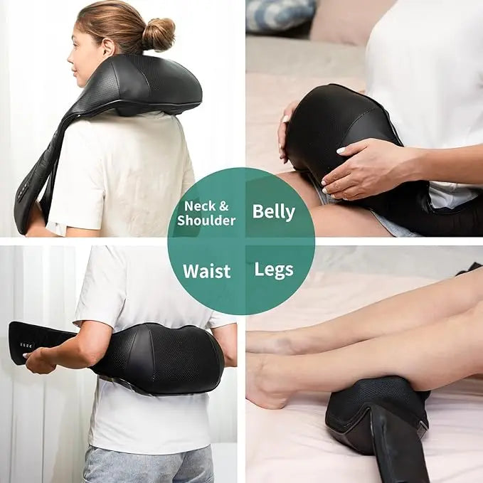 MASGREE Electric Shiatsu Neck And Shoulder Massager With Heat