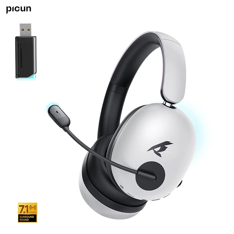 Picun UG-10A Gaming Wireless Headphones With Mic 40mm Driver