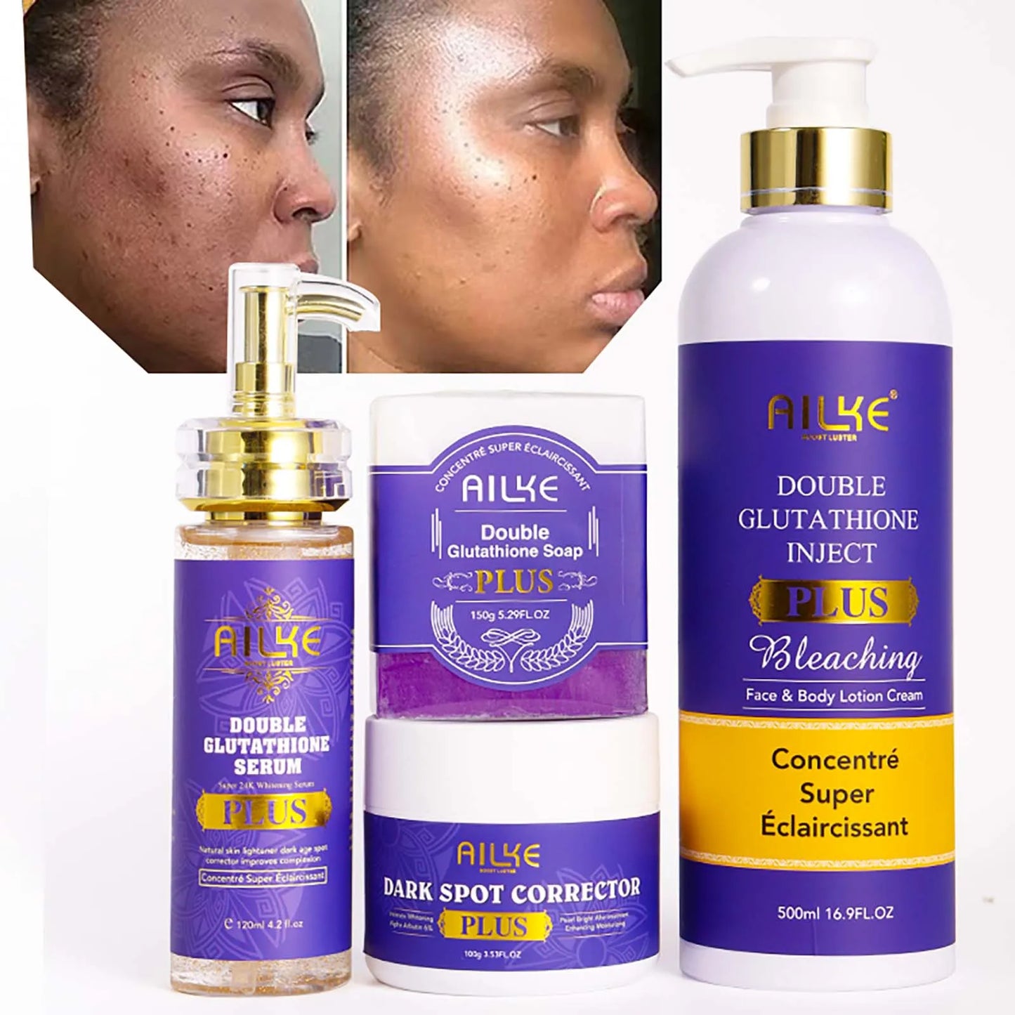 AILKE Glutathione Body Lotion for Even Skin Tone