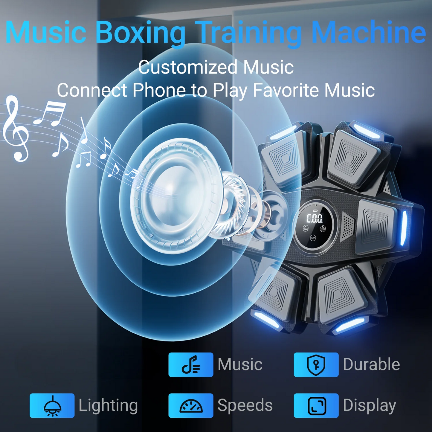 Smart Touch Screen Music Boxing Machine for All Ages - Arthur's Wellness Emporium