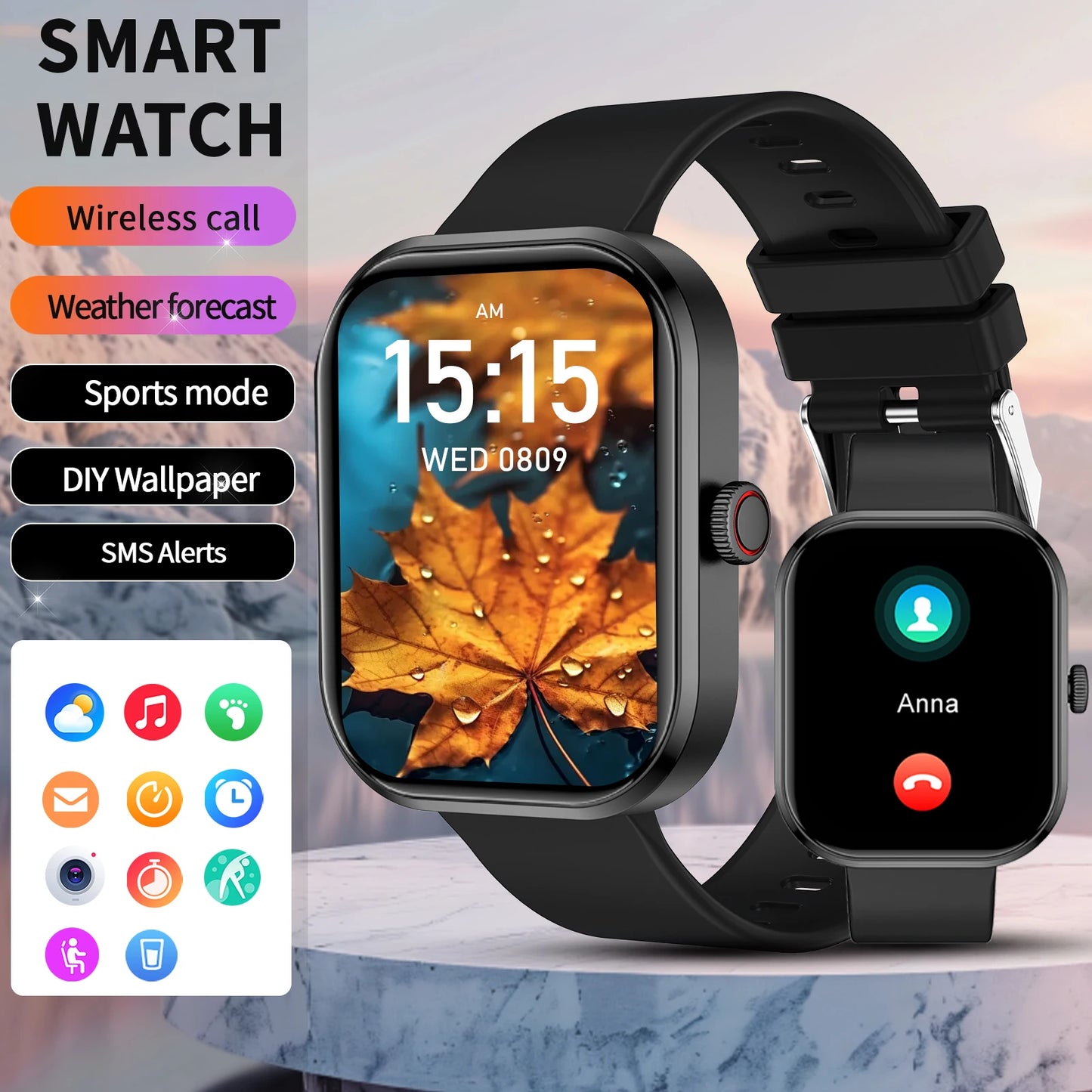 Multifunctional Smartwatch for Fitness and Music Tracking