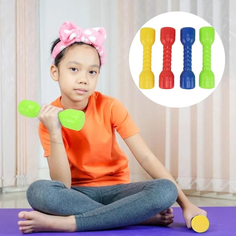 VICASKY 4pcs Plastic Dumbbell Set for Home Gym Fitness