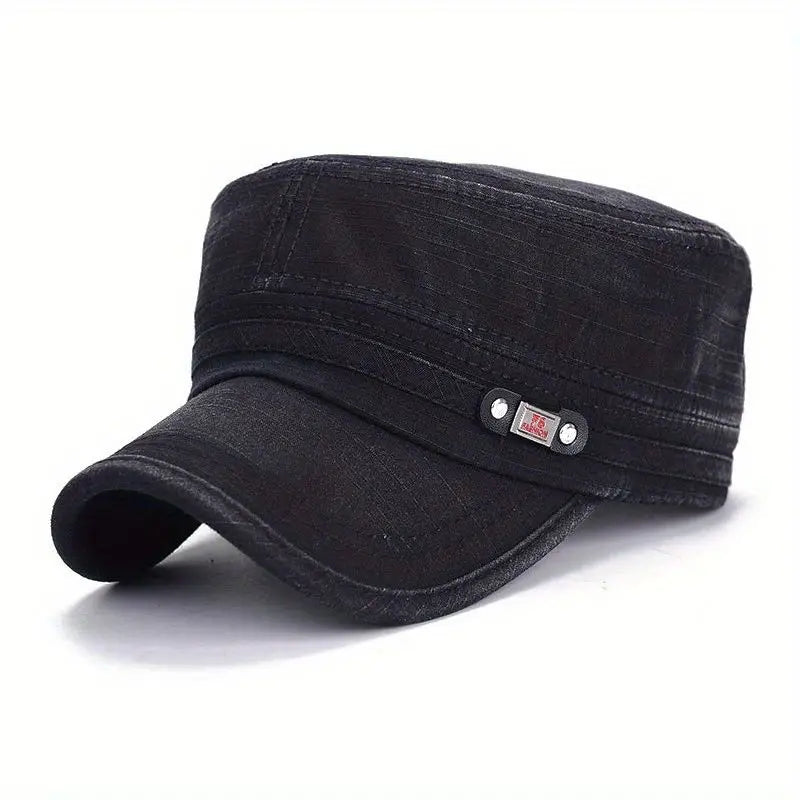 Autumn Cotton Flat Cap For Men Sun Protection Fashion - Arthur's Wellness Emporium