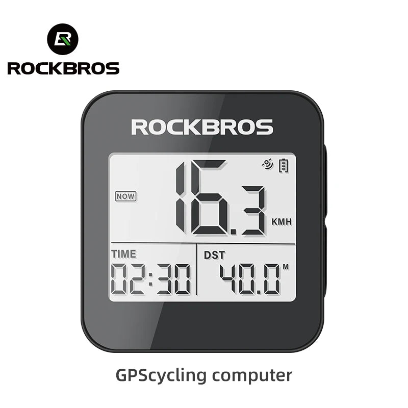 Rockbros Waterproof GPS Speedometer for Road and MTB Bikes