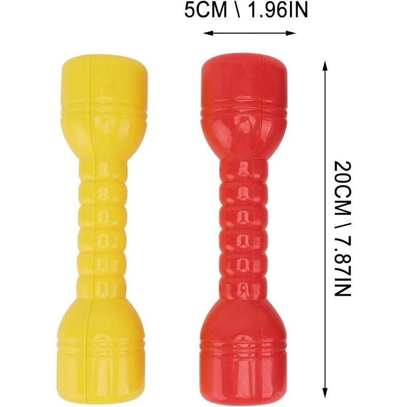 VICASKY 4pcs Plastic Dumbbell Set for Home Gym Fitness