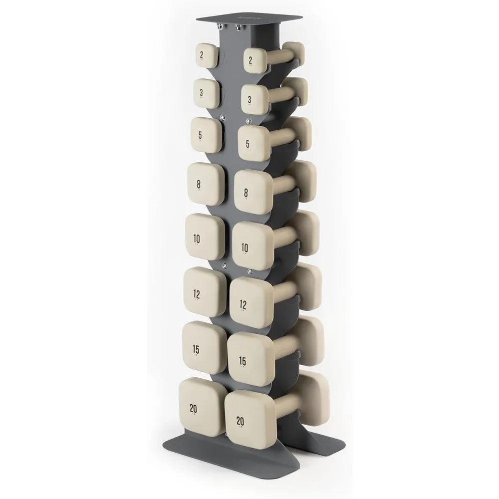 Square Dumbbells Anti Slip Thick Handles Secure Workouts - Arthur's Wellness Emporium