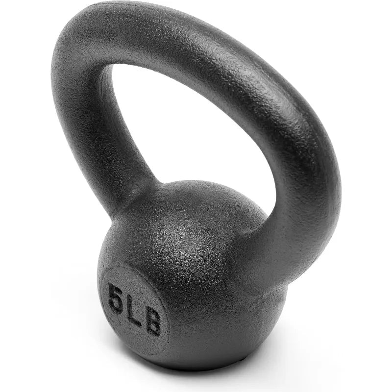 Premium Solid Cast Iron Kettlebell Weight Set 5 to 45 Pounds