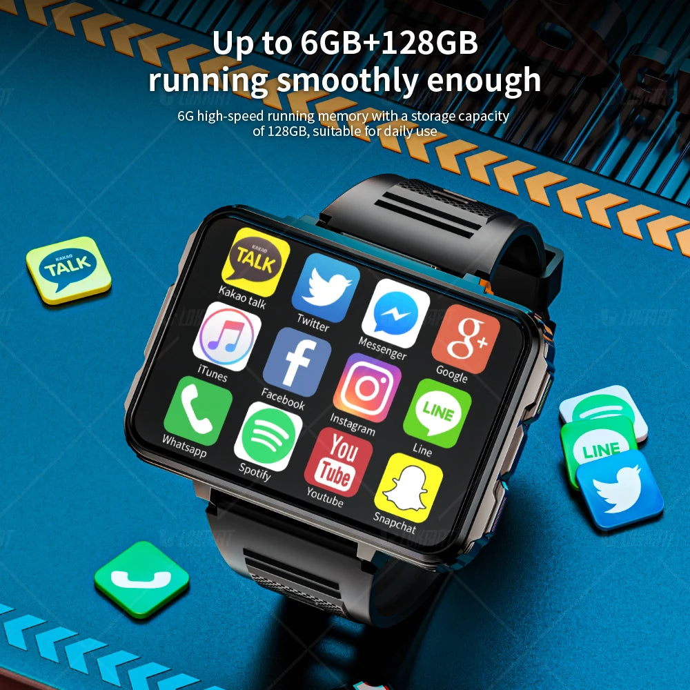Lokmat Appllp 5 Max Android Watch 4G Calls Dual Camera