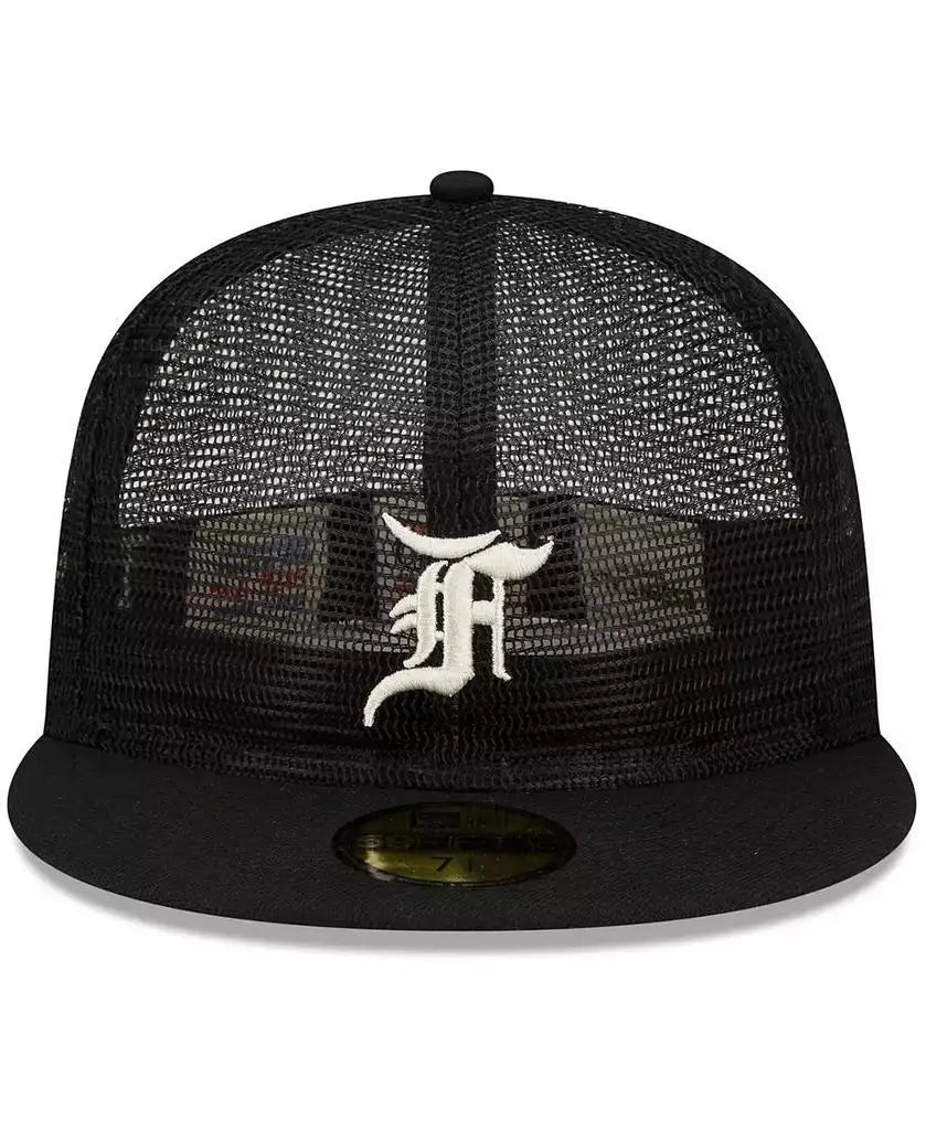 New Era Fear Of God Black Mesh 59FIFTY Fitted Hat Cap - Arthur's Wellness Emporium