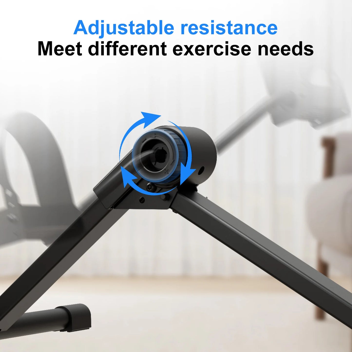 Under Desk Bike Pedal Mini Exerciser With Display Console