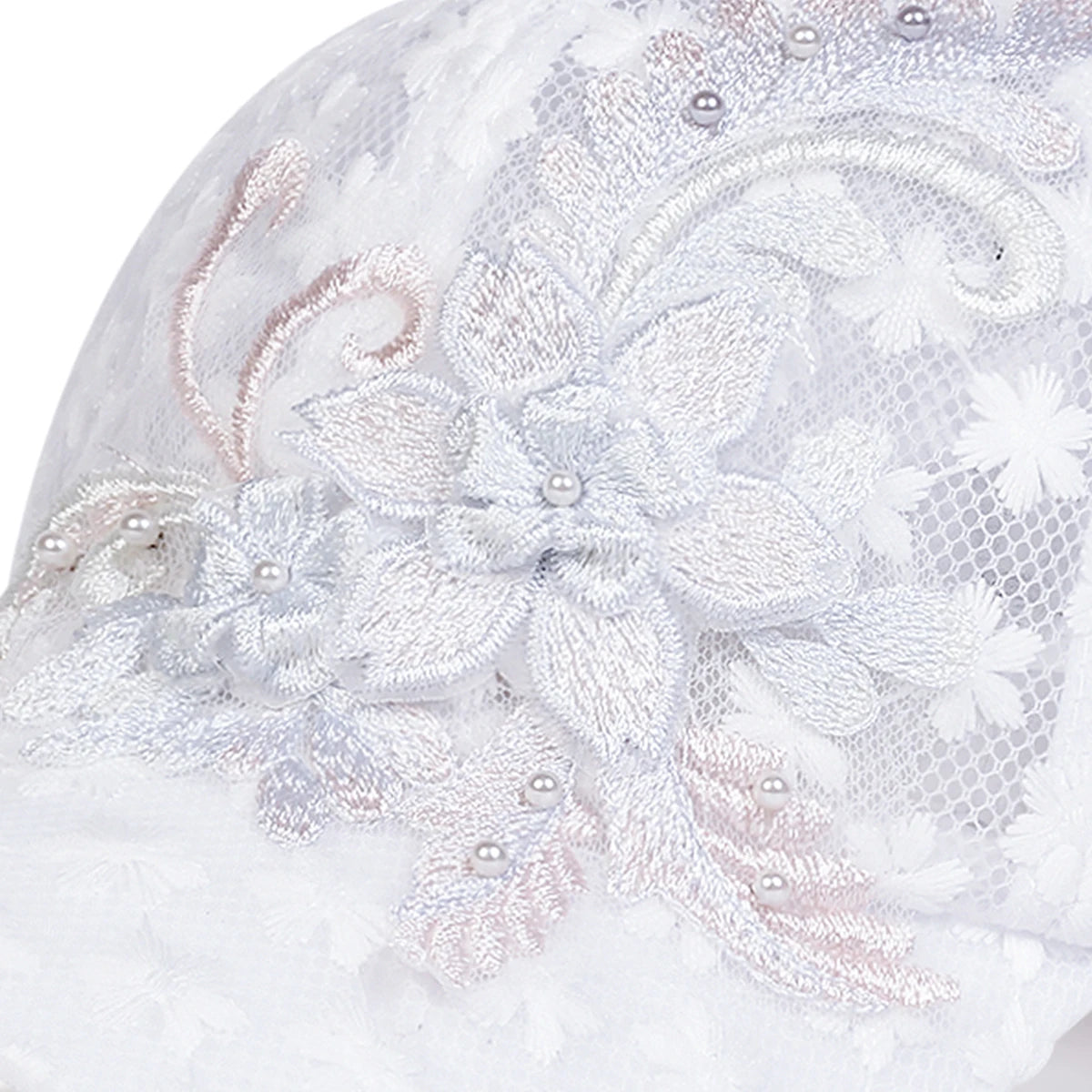 Unisex Lace Flower Baseball Cap Adjustable Sunscreen - Arthur's Wellness Emporium