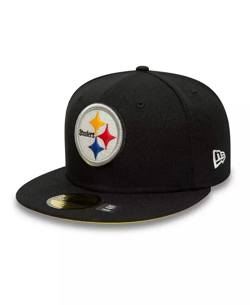 New Era Men Black Pittsburgh Steelers 59FIFTY Fitted - Arthur's Wellness Emporium