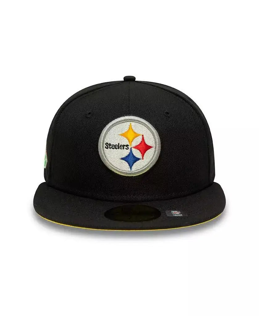New Era Men Black Pittsburgh Steelers 59FIFTY Fitted - Arthur's Wellness Emporium