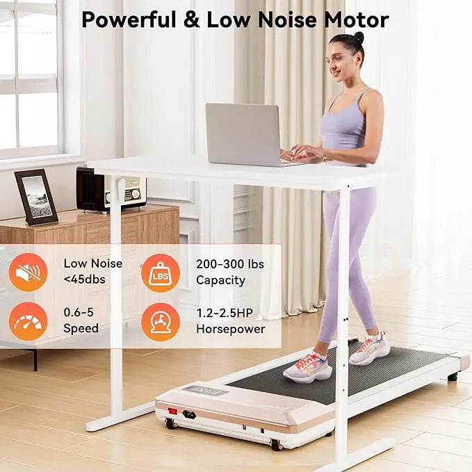Superun 2 In 1 Home Office Treadmill With App And Remote