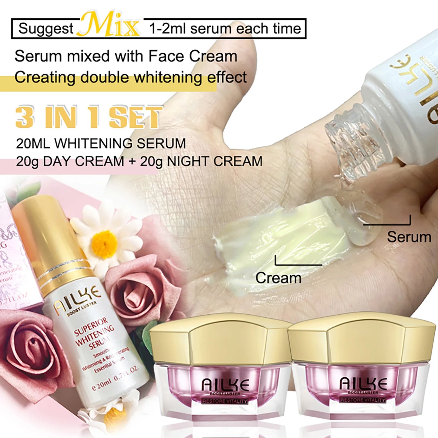 AILKE Anti-Wrinkle Face Cream With Collagen And Hyaluronic Acid - Arthur's Wellness Emporium