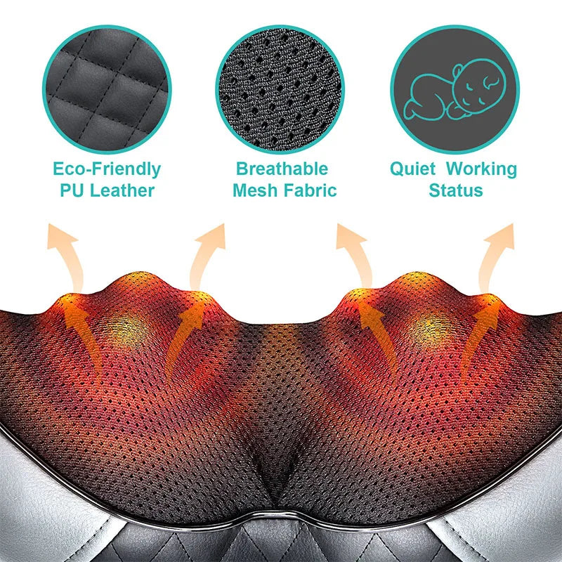 Medcursor Electric Neck And Back Massage Pillow - Arthur's Wellness Emporium