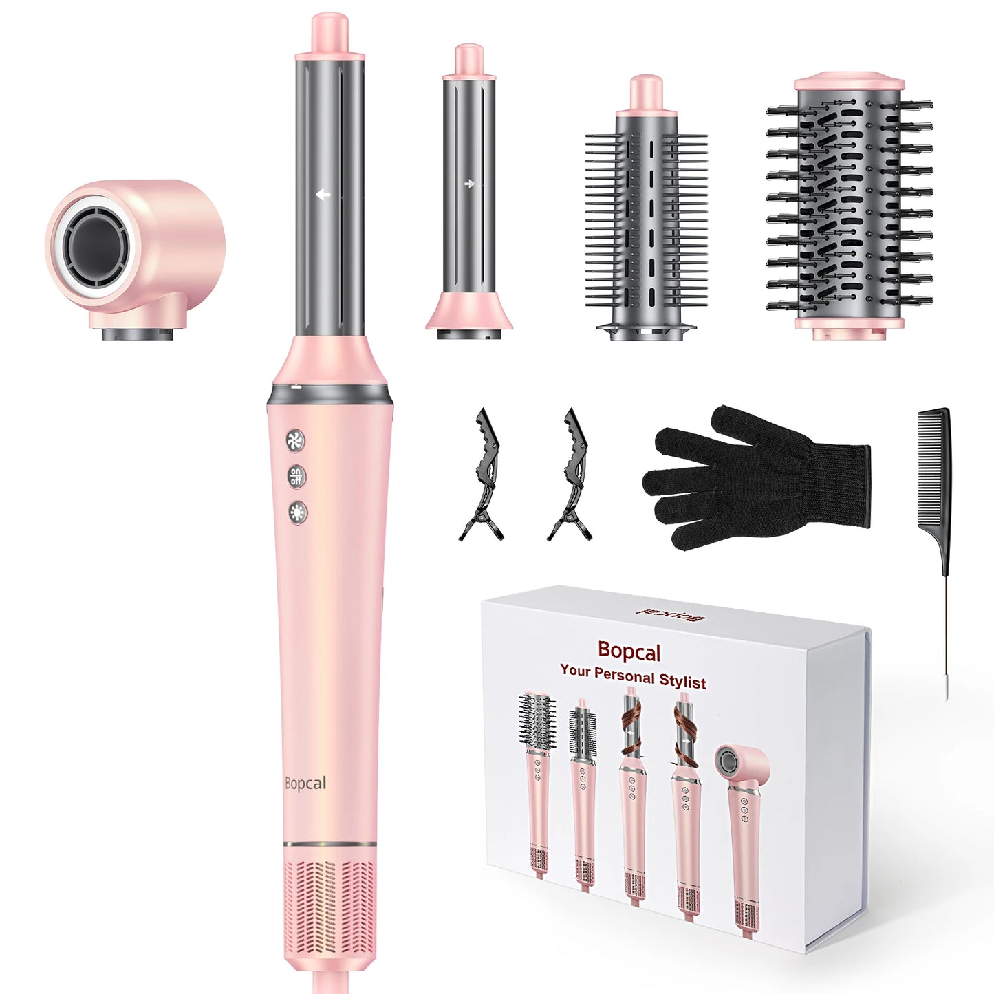 5 in 1 Hair Dryer and Styling Tool with Quick Drying Features