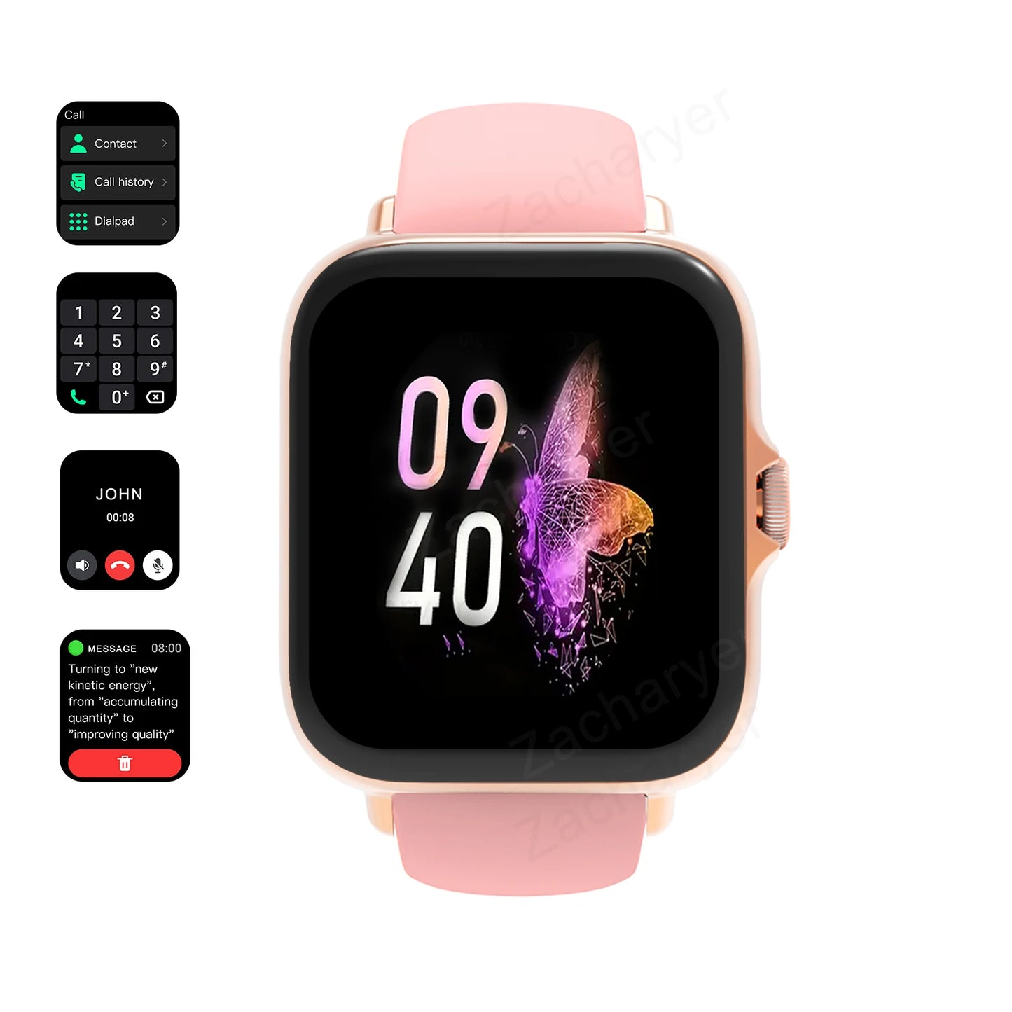 Smart Sports Watch Bluetooth Fitness Tracker for Android iPhone