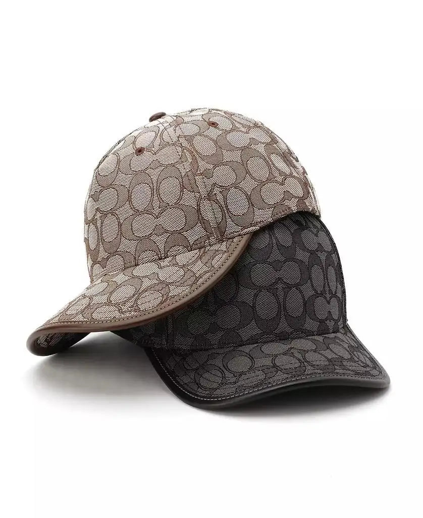 Coach Womens Signature Jacquard Baseball Hat Cotton - Arthur's Wellness Emporium