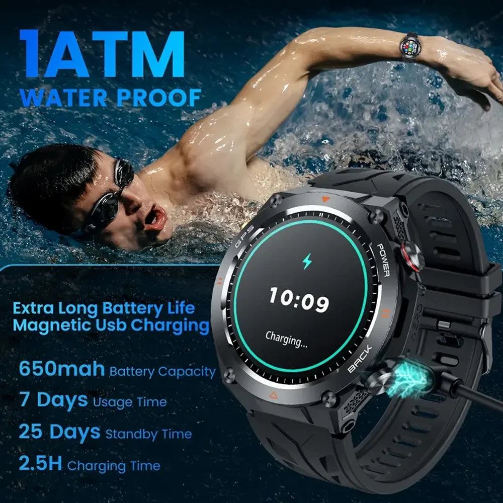 Senbono GPS Smartwatch Built In GPS Bluetooth Phone Calls - Arthur's Wellness Emporium