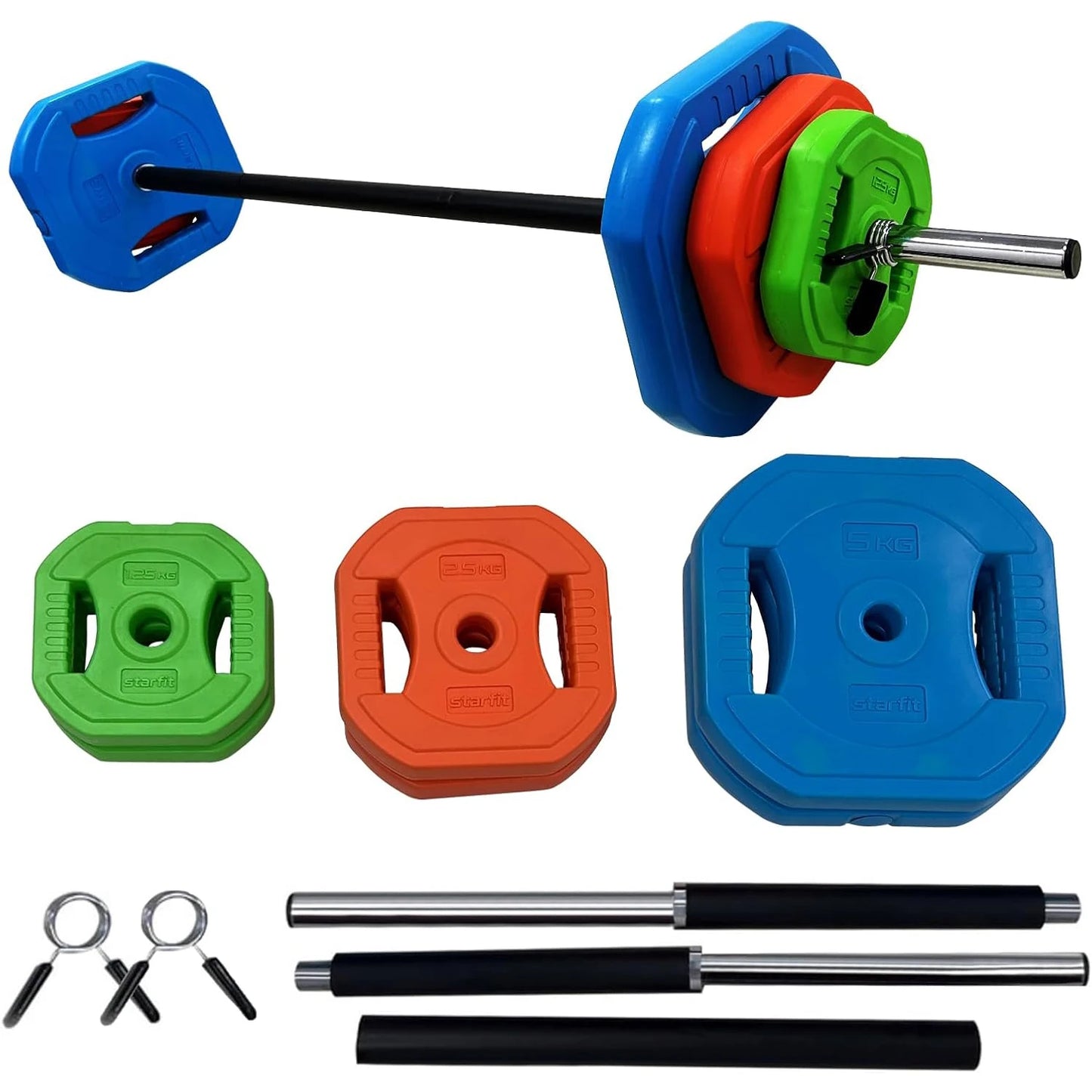 HiMISS Adjustable Barbell Weight Set For Home Gym Strength Training - Arthur's Wellness Emporium