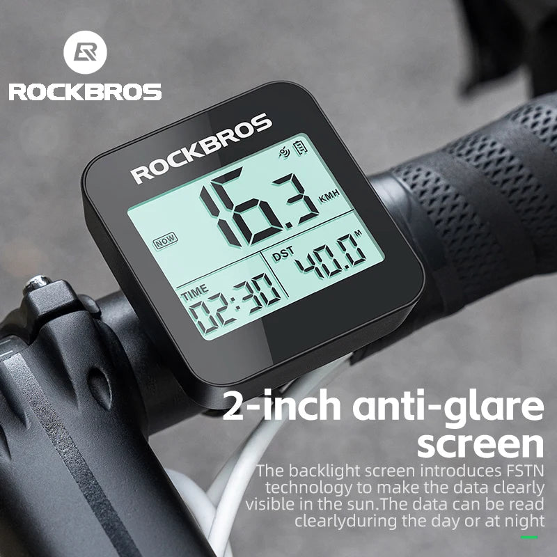 Rockbros Waterproof GPS Speedometer for Road and MTB Bikes