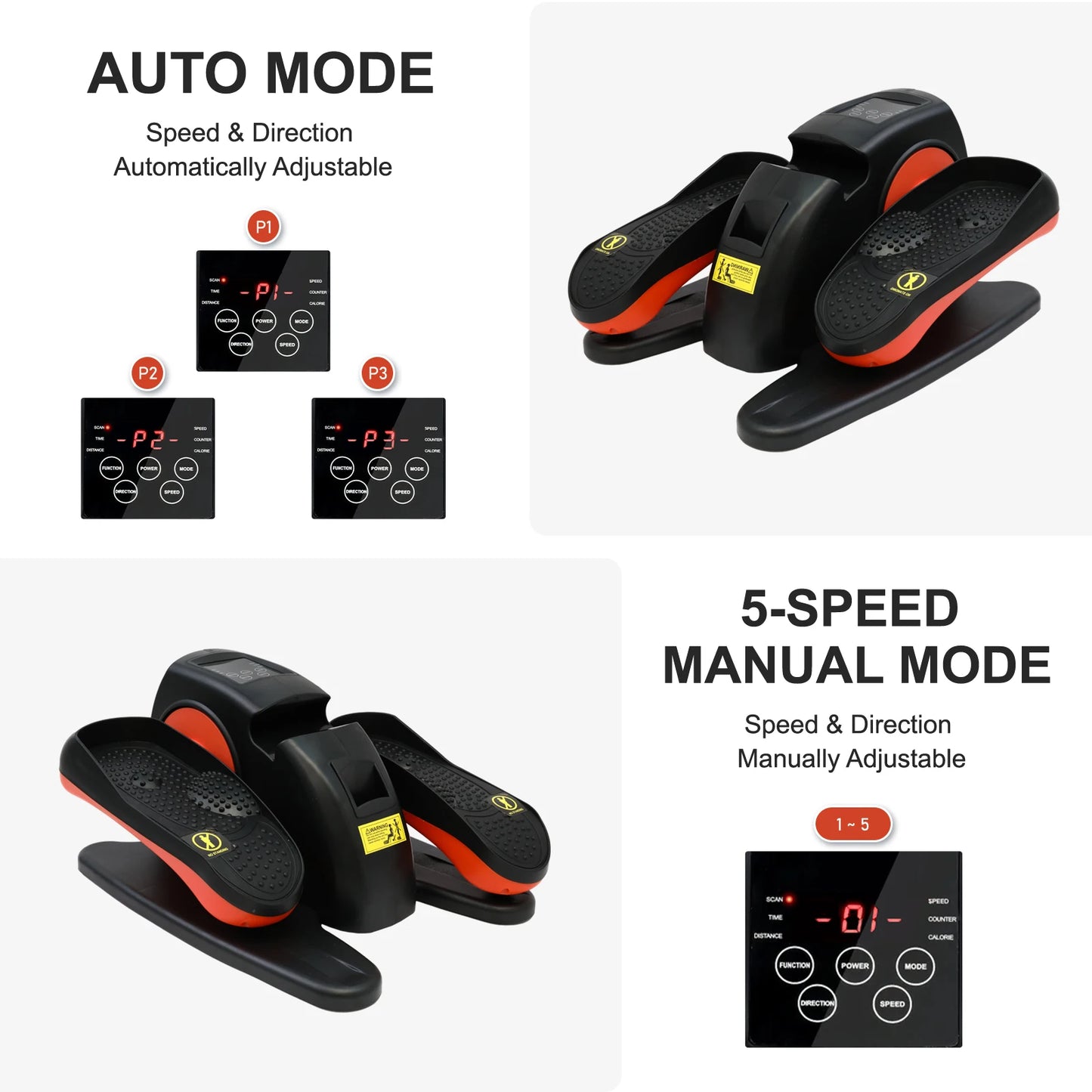 GamewiuHignc Under Desk Elliptical Pedal Exerciser Remote - Arthur's Wellness Emporium