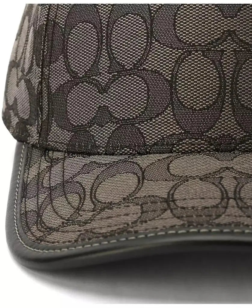 Coach Womens Signature Jacquard Baseball Hat Cotton - Arthur's Wellness Emporium