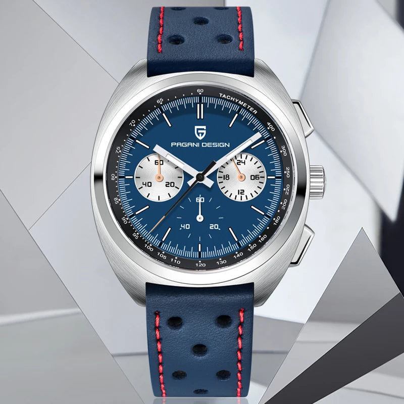Pagani Design 2024 Retro Luxury Men's Chronograph Watch - Arthur's Wellness Emporium