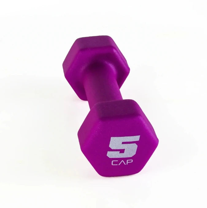 Rubber Dumbbells for Home Gym Strength Training 2 to 15 lb