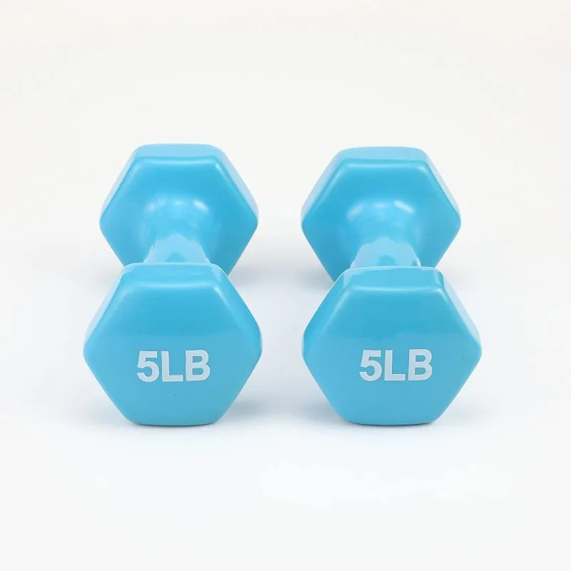 Vinyl Coated Dumbbell Hand Weights for Strength Training