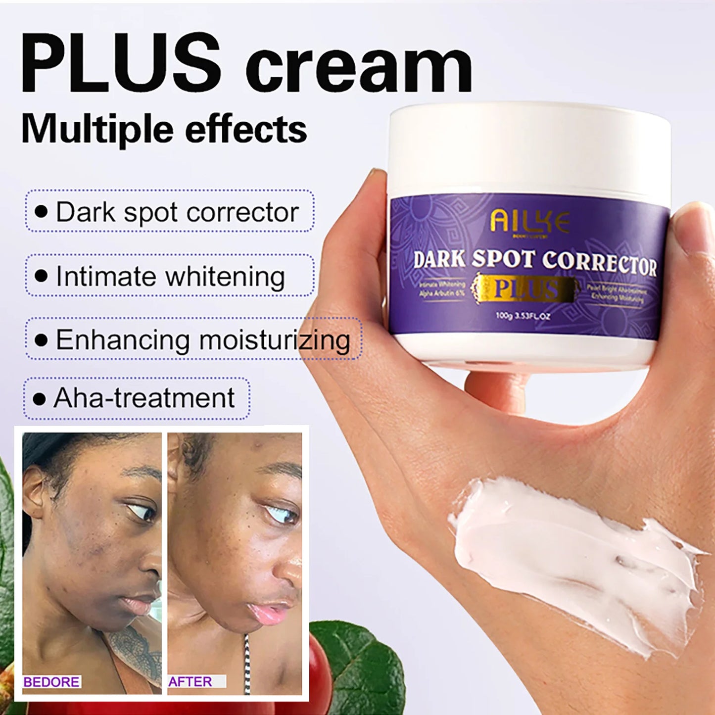 AILKE Glutathione Body Lotion for Even Skin Tone