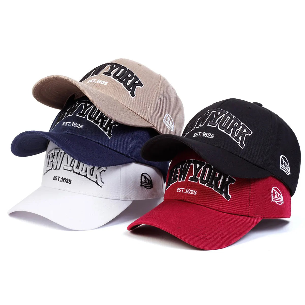 Unisex New York Letter Embroidery Baseball Cap for All Seasons