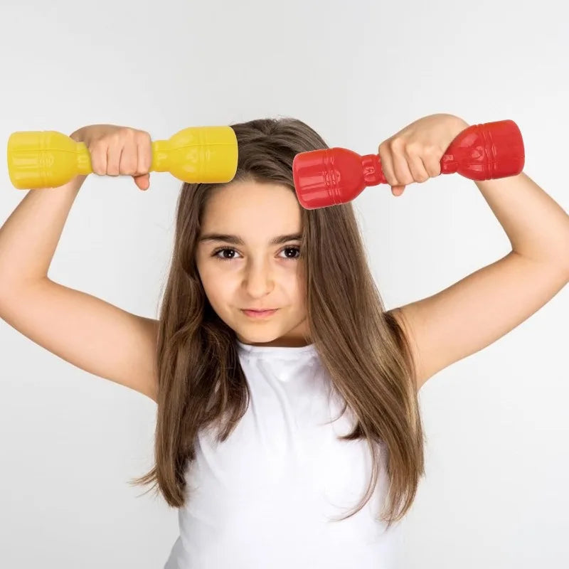 VICASKY 4pcs Plastic Dumbbell Set for Home Gym Fitness