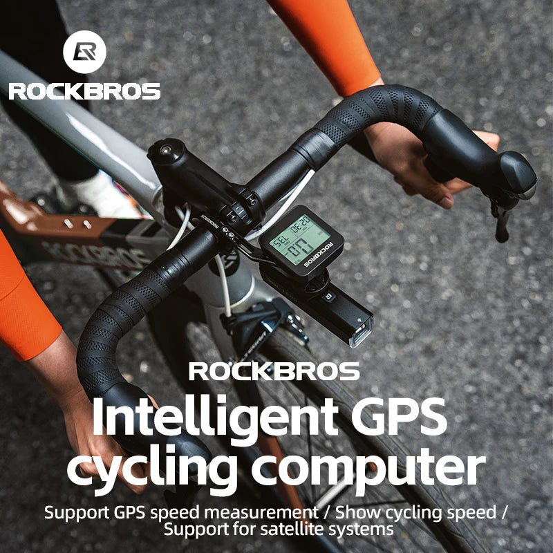 Rockbros Waterproof GPS Speedometer for Road and MTB Bikes
