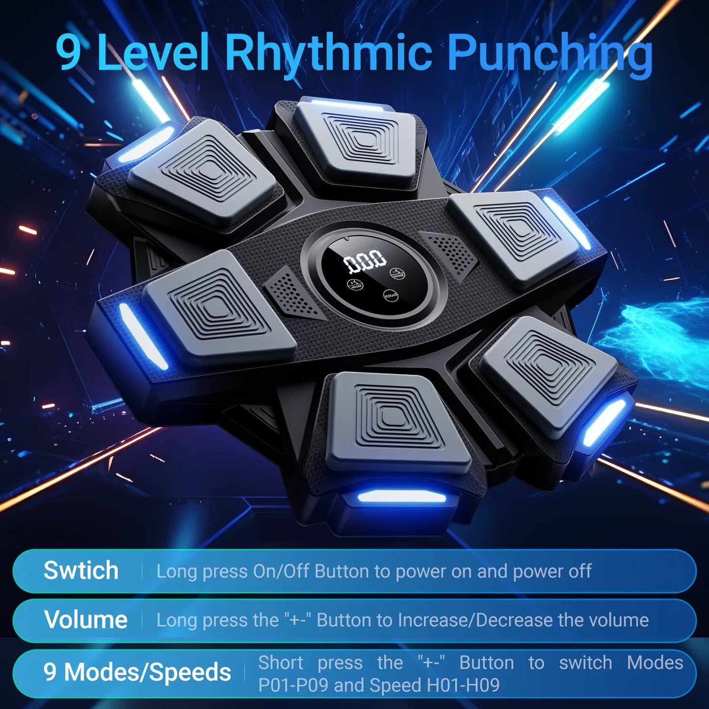 Smart Touch Screen Music Boxing Machine for All Ages - Arthur's Wellness Emporium