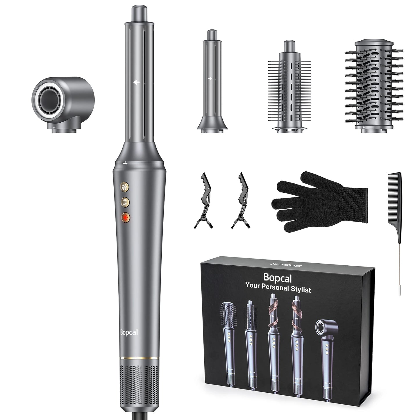 5 in 1 Hair Dryer and Styling Tool with Quick Drying Features