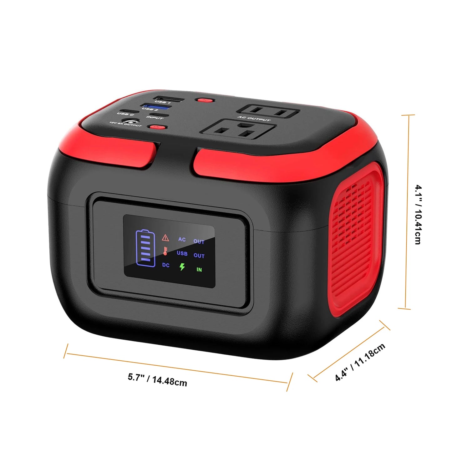SinKeu 600W Portable Power Station Solar Generator 296Wh For Camping - Arthur's Wellness Emporium