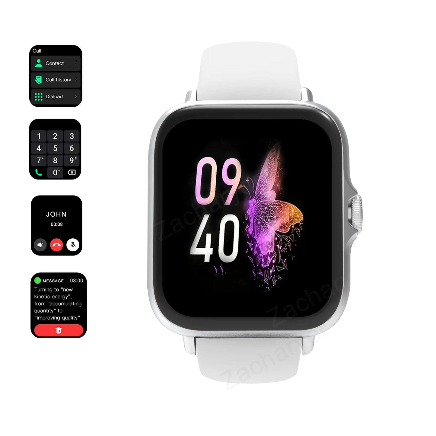 Smart Sports Watch Bluetooth Fitness Tracker for Android iPhone