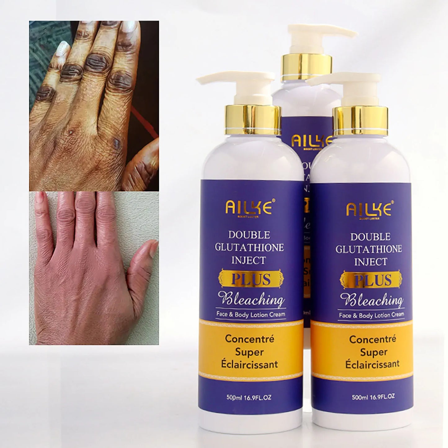 AILKE Glutathione Body Lotion for Even Skin Tone