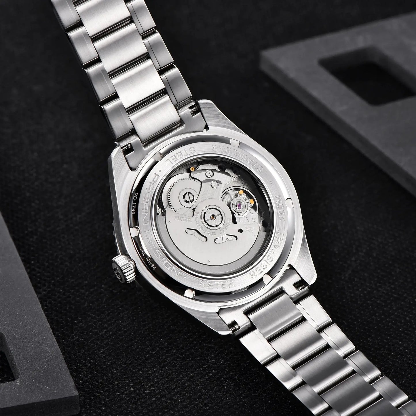 Pagani Design NH34 GMT Automatic Stainless Steel Mens Watch