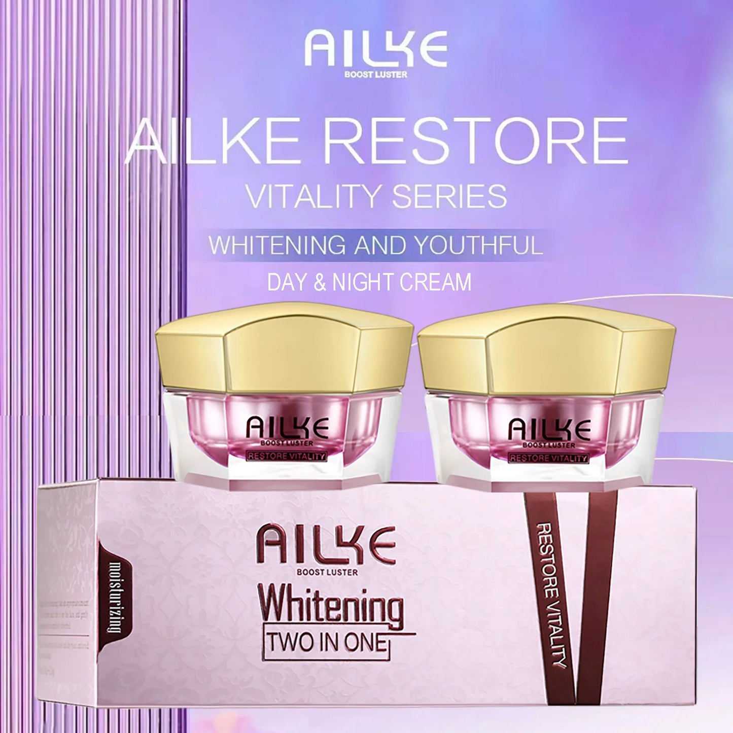 AILKE Anti-Wrinkle Face Cream With Collagen And Hyaluronic Acid - Arthur's Wellness Emporium