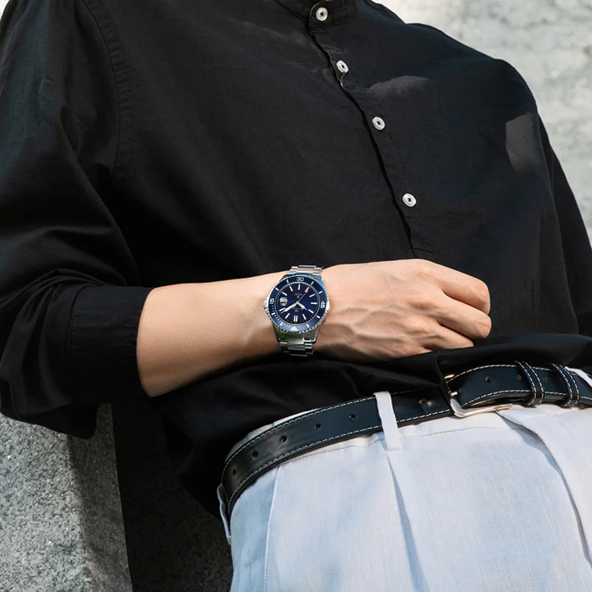 Sea Gull Ocean Series Stainless Steel Automatic Diver Watch