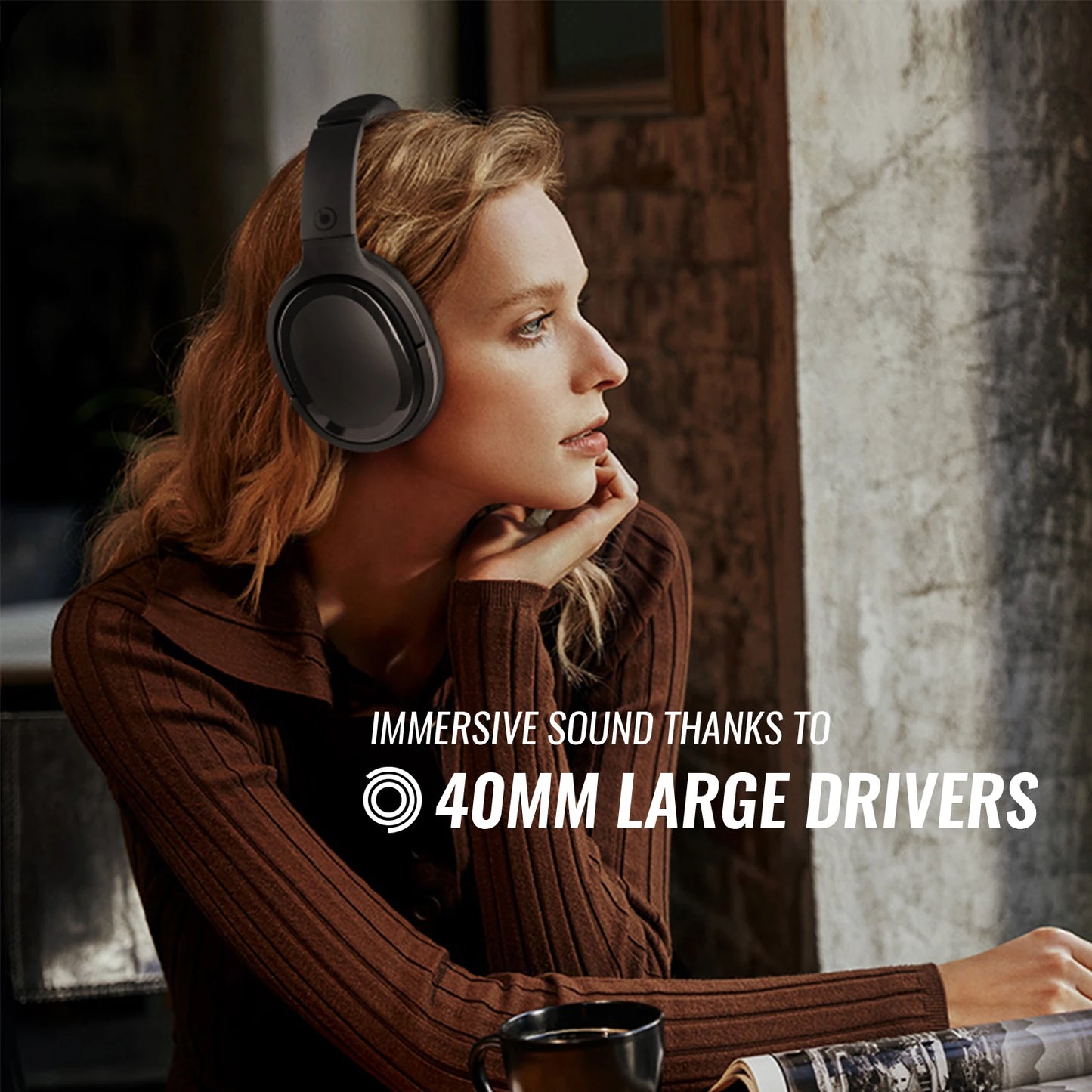 Meidong SE7D Hybrid ANC Over-Ear Wireless Headphones